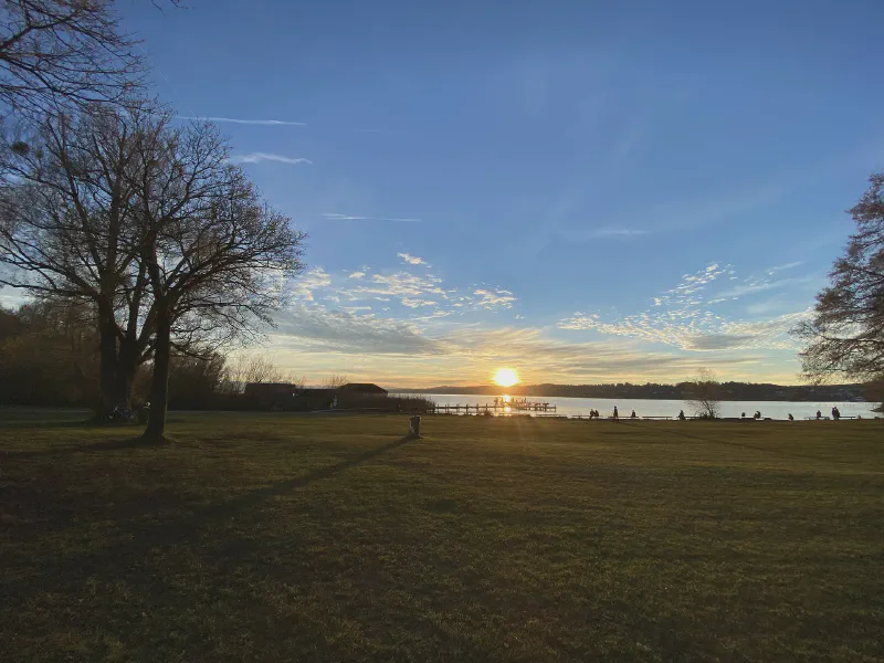 Golden Hour by the Lake