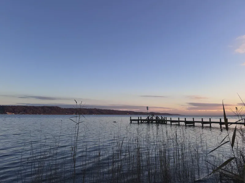 Quiet Dusk by the Pier